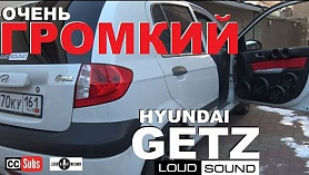 Hyundai Getz - Extremely Loud Caraudio System [eng sub]