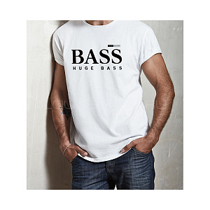 LOUD SOUND "Huge bass" белая S футболка